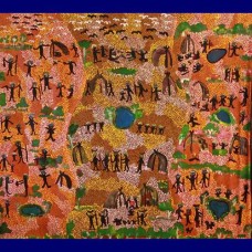 Aboriginal Art Canvas - Betty West-Size:145x160cm - H
